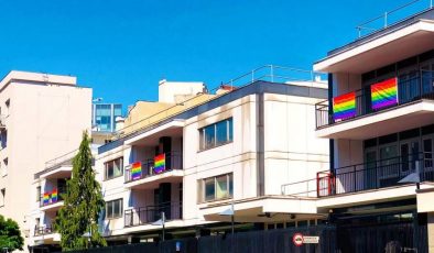 LGBT Bayrağına Site Yönetimi Karşı Çıktı.