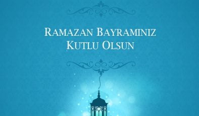 Ramazan Bayramınız Kutlu Olsun.