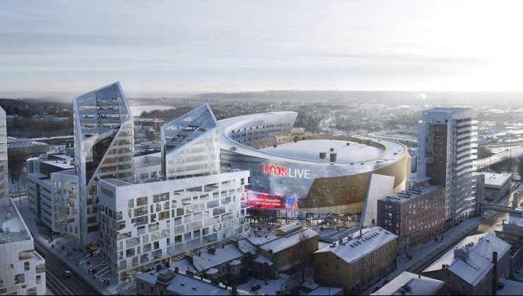 Tampere’ye Yapılacak Yeni Buz Hokeyi Stadı Projesi Tanıtıldı