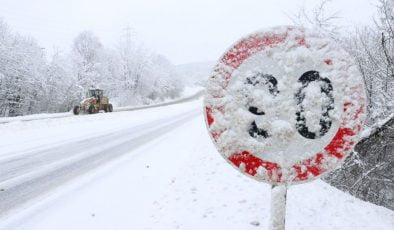 Karayollarında kış sezonu nedeniyle hız limitleri düşürülüyor
