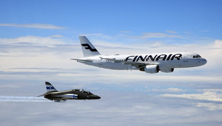 Finnair uçağında bomba paniği