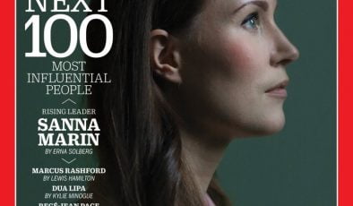 Sanna Marin TIME Dergisine kapak oldu