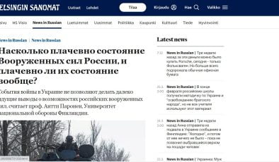 İskandinavya’nın en büyük gazetesi Helsingin Sanomat’tan yenilik