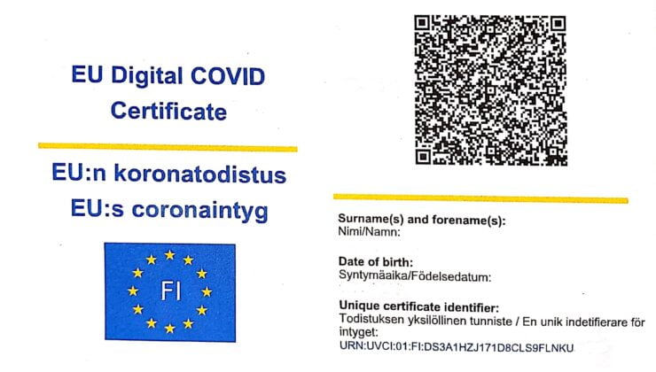 Koronavirüs pasaportu ile ilgili önemli açıklama