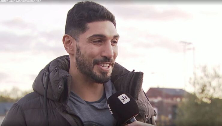 Yle, NBA oyuncusu Enes Kanter’in Finlandiya ziyaretine geniş yer ayırdı