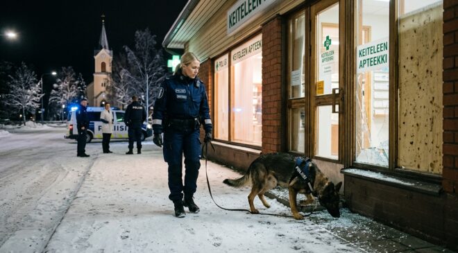 Polis köpeği soygun şüphelilerini yakaladı