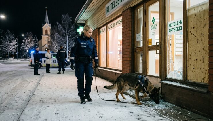 Polis köpeği soygun şüphelilerini yakaladı