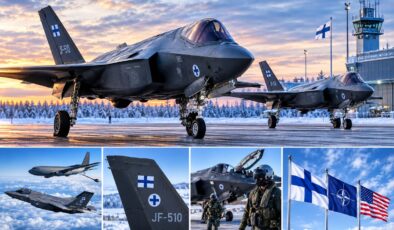 Finlandiya’nın satın aldığı F-35 savaş uçakları Rovaniemi’ye geldi