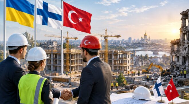 Ukrayna’nın yeniden inşasında Finlandiya’daki Türk şirketlerine önemli rol düşebilir